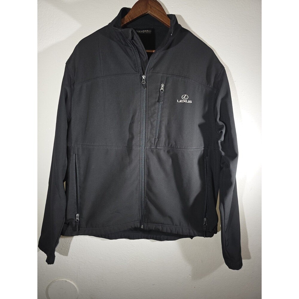 Lexus Jacket Men’s M Black Softshell Windbreaker Lexus Racing